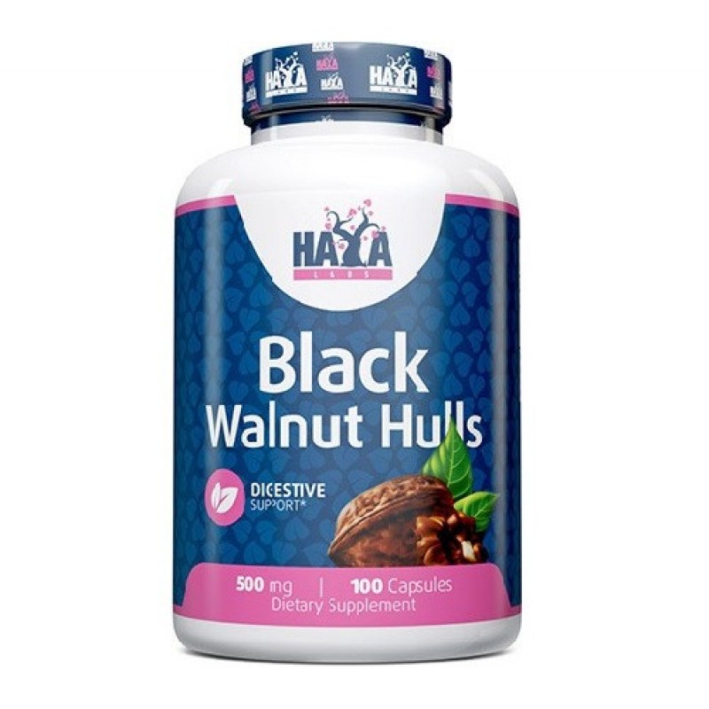 Haya Labs Musta pähkli koored 500 mg 100 kapslit